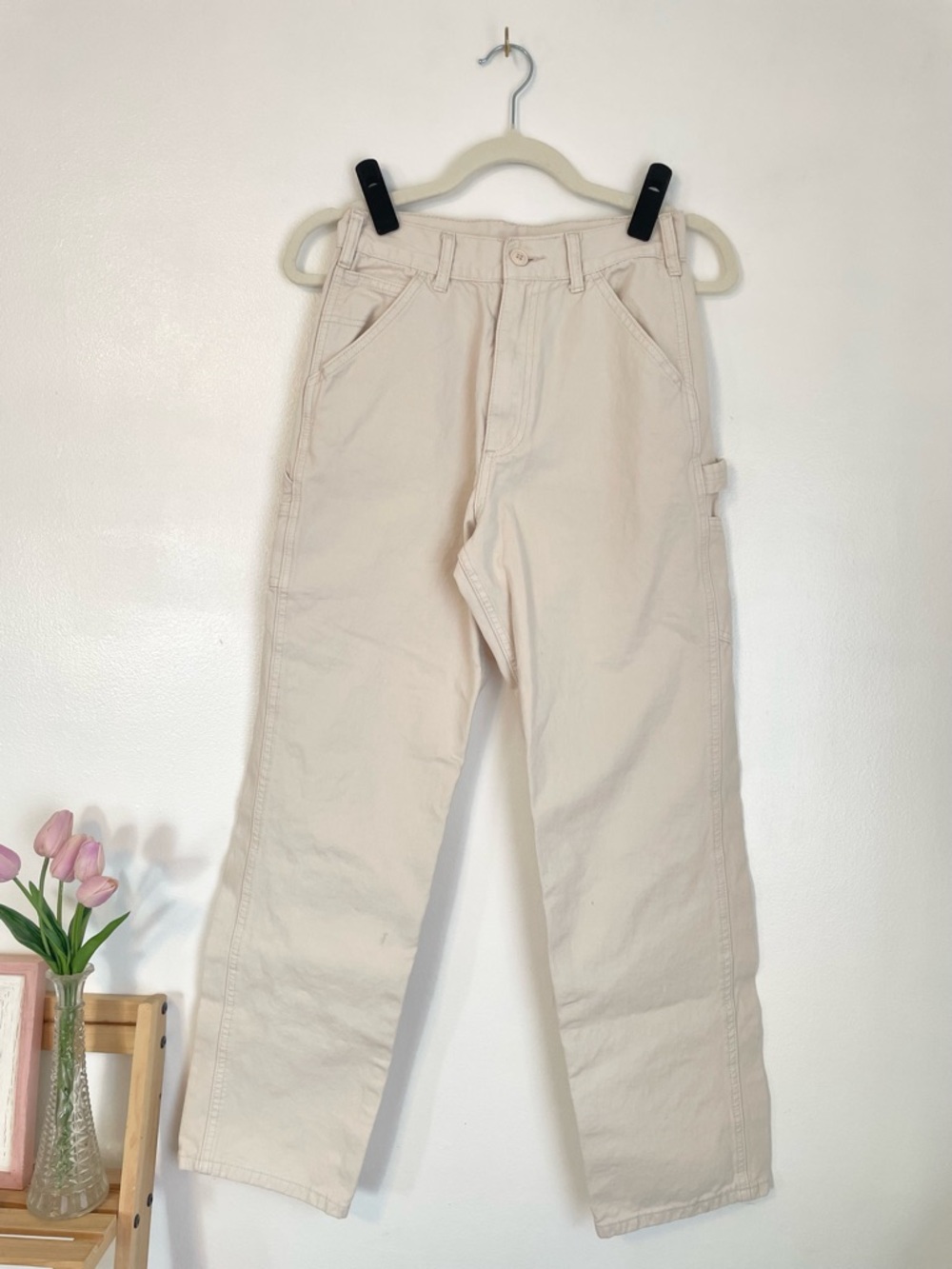 JOHN GALT cream cargo pants size 24